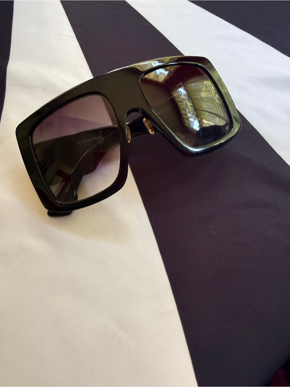 CHRISTIAN DIOR Power 2 oversized sunglasses/ ombré tint